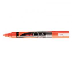 UNI-BALL CHALK Marqueur craie pointe ogive moyenne Encre Orange fluo
