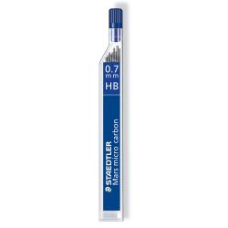 STAEDTLER Etui de 12 mines 0,7 mm HB