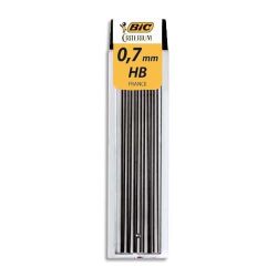 BIC Etui de 12 mines 0.1mm HB