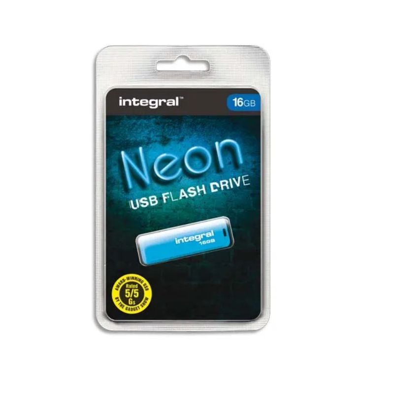 INTEGRAL Clé USB 2.0 NEON 16GB Bleu