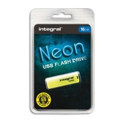 INTEGRAL Clé USB 2.0 NEON 16Go Jaune