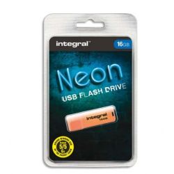 INTEGRAL Clé USB 2.0 NEON 16Go Orange