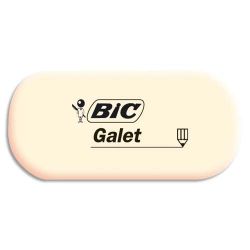 BIC Gomme Blanche caoutchouc GALET