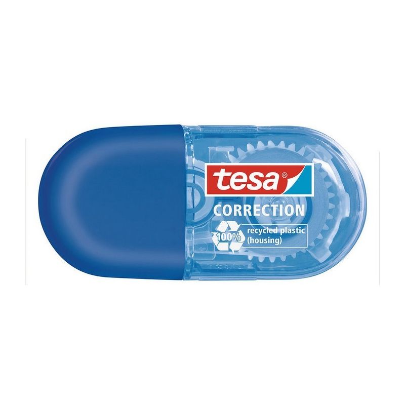 TESA mini roller correction facile, nette et précise bleu ecologo 6Mx5mm