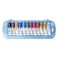 GIOTTO Boîte rigide de 12 tubes 10ml de gouache fine