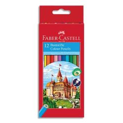 FABER CASTELL Etui 12 crayons de couleur