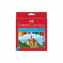 FABER CASTELL Etui 24 crayons de couleur