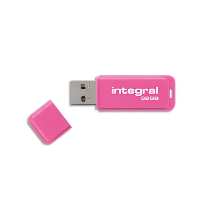 INTEGRAL Clé USB 3.0 Neon 32Go Rose