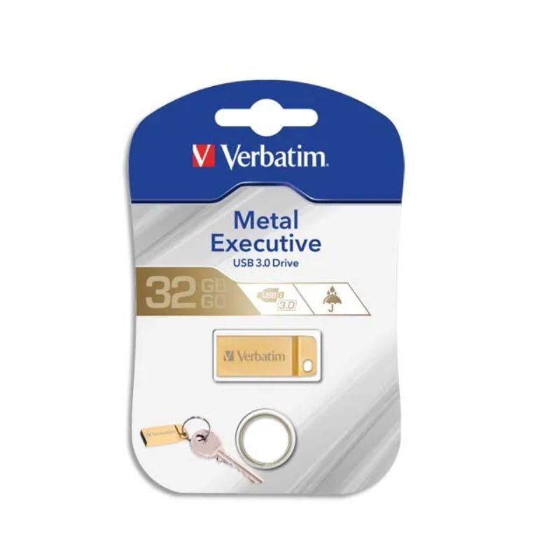 VERBATIM Clé USB 3.0 Store'N'Go Mini Metal Executive Gold 32Go