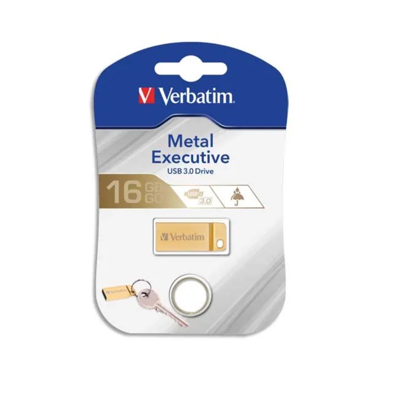 VERBATIM Clé USB 3.0 Store'N'Go Mini Metal Executive Gold 16Go