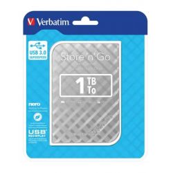 VERBATIM Disque dur 2,5 USB 3.0 Store'N'Go Style 1To Gris