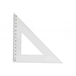 WONDAY Equerre 45 degrés 21 cm sous étui packbordable