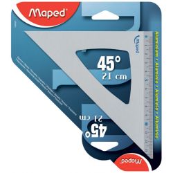 MAPED équerre 60° 21cm aluminium anodisé