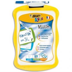 BIC Ardoise VELLEDA 20x31cm double face + feutre bleu