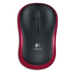 LOGITECH Souris sans fil M185 Rouge