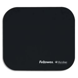 FELLOWES Tapis de souris antibactérien Noir Microban