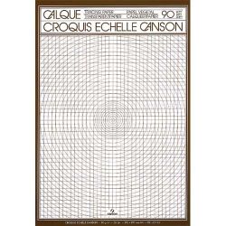 CANSON Bloc de papier calque croquis échelle 50 feuilles 90g A4