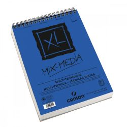 CANSON Album de 30 feuilles de papier dessin MIX MEDIA XL 300g A4