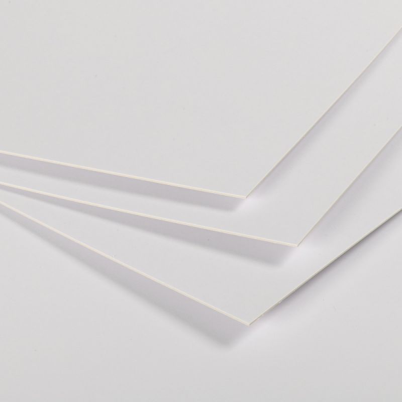 CLAIREFONTAINE Cartons blancs et bristol carton contrecollé 1 face 50x65 cm épais 1200g