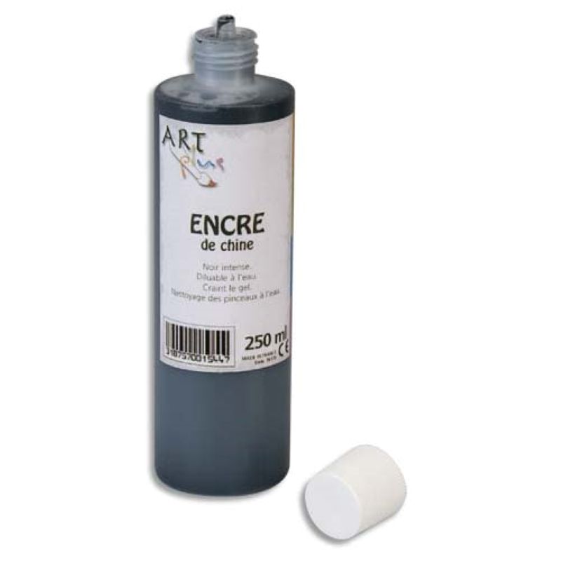 ART PLUS Encre de chine noir 250ml