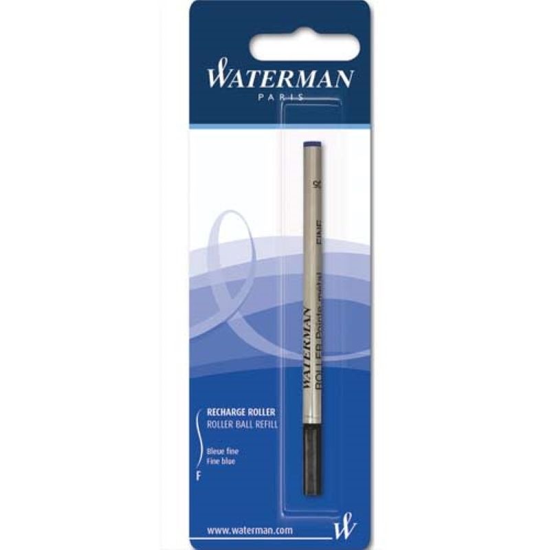 WATERMAN Recharge pour roller pointe fine encre Bleue