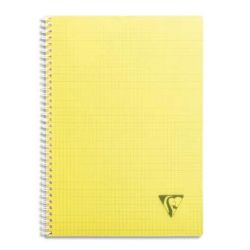 CLAIREFONTAINE LINICOLOR cahier spirale couverture polypro 180 pages A4