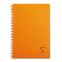 CLAIREFONTAINE LINICOLOR cahier spirale couverture polypro 180 pages A4