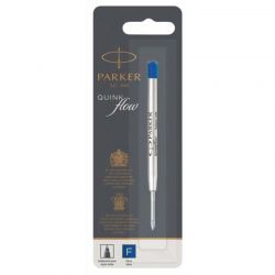 PARKER Recharge pour bille pointe fine QUINKFLOW encre Bleue