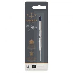 PARKER Recharge pour bille pointe fine QUINKFLOW encre Noire