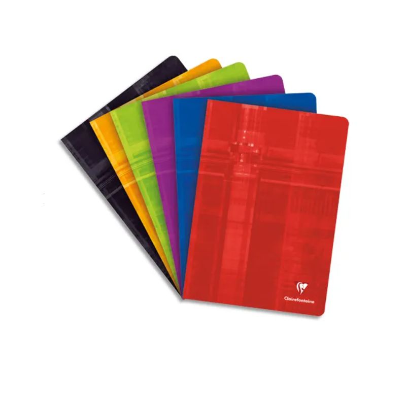 CLAIREFONTAINE Cahier reliure piqûre grand format