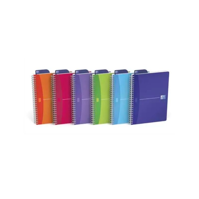 OXFORD Cahier spiralé My Color A5, 180 pages