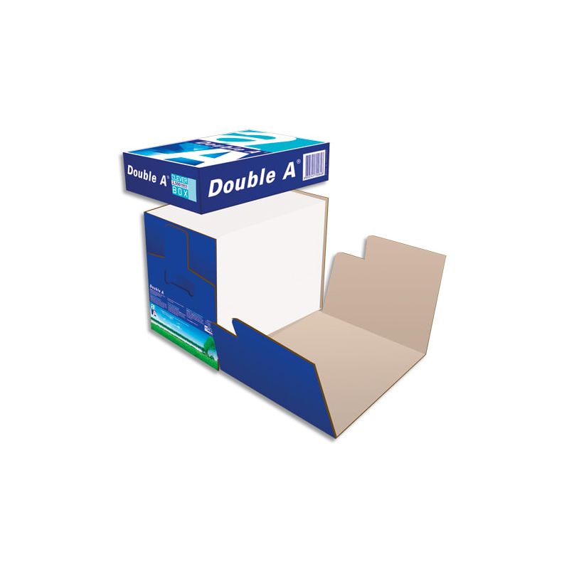 DOUBLE A Box de 2500 feuilles papier extra Blanc PREMIUM A4 80G