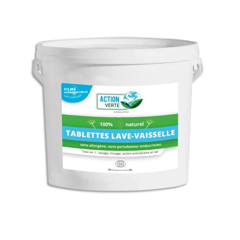 ACTION VERTE Seau 160 tablettes hydrosolubles lave-vaisselle