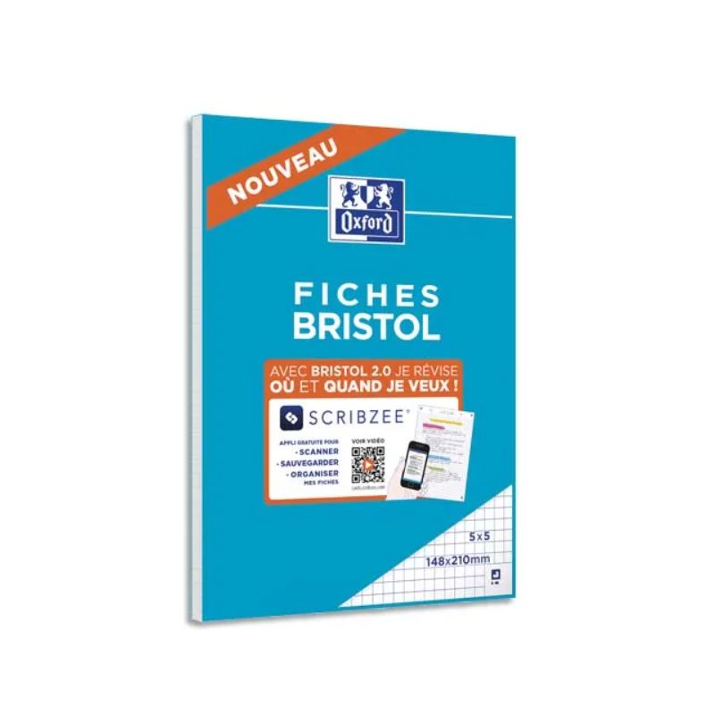 OXFORD Bloc de 30 feuilles BRISTOL