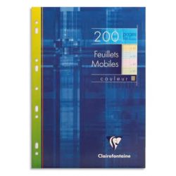 CLAIREFONTAINE Etui 200 copies simples format A4 grands carreaux