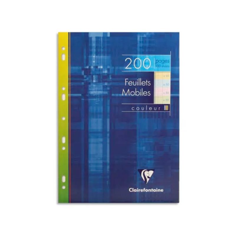 CLAIREFONTAINE Etui 200 copies simples format A4 grands carreaux