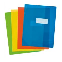 OXFORD Protège-cahier 24x32cm Strong Line cristal Coloris assortis