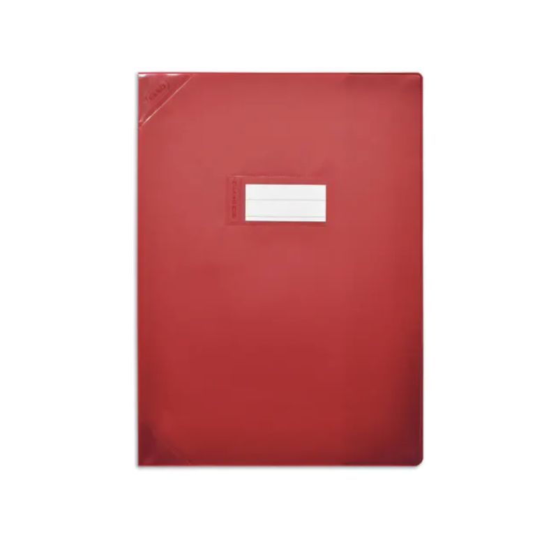 OXFORD Protège-cahier 24x32cm Strong Line opaque Rouge