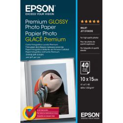 EPSON Boîte de 40 papiers photo 255g 10x15 cm