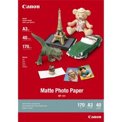 CANON Boîte de 40 feuilles papier photo Mat 170 g format A3