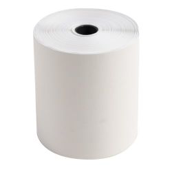 EXACOMPTA Bobine caisse standard 76x70x12mm 25 mètres papier 2 plis Blanc/Jaune chimique autocopiant 57g