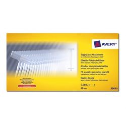 AGIPA Boite de 5000 attaches textiles en polypropylène pour pistolet longueur 40 mm