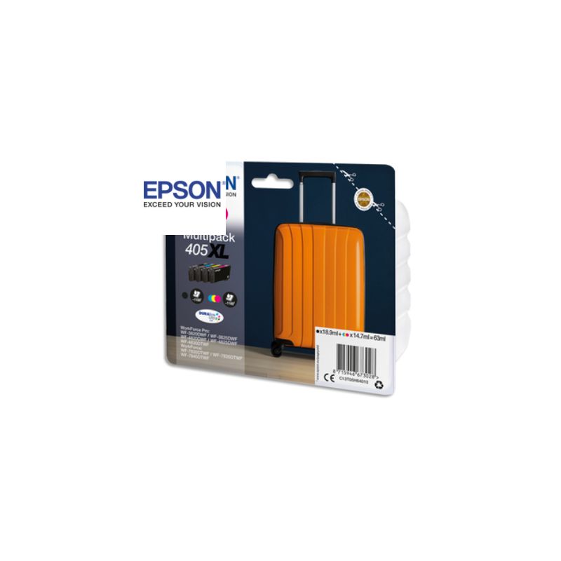 EPSON Multipack jet d'encre 4 couleurs 405XL C13T05H64010