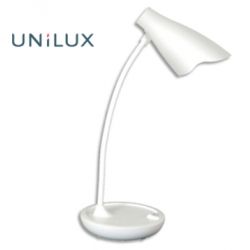 UNILUX Lampe de bureau led Ukky blanche. alimentation via usb.