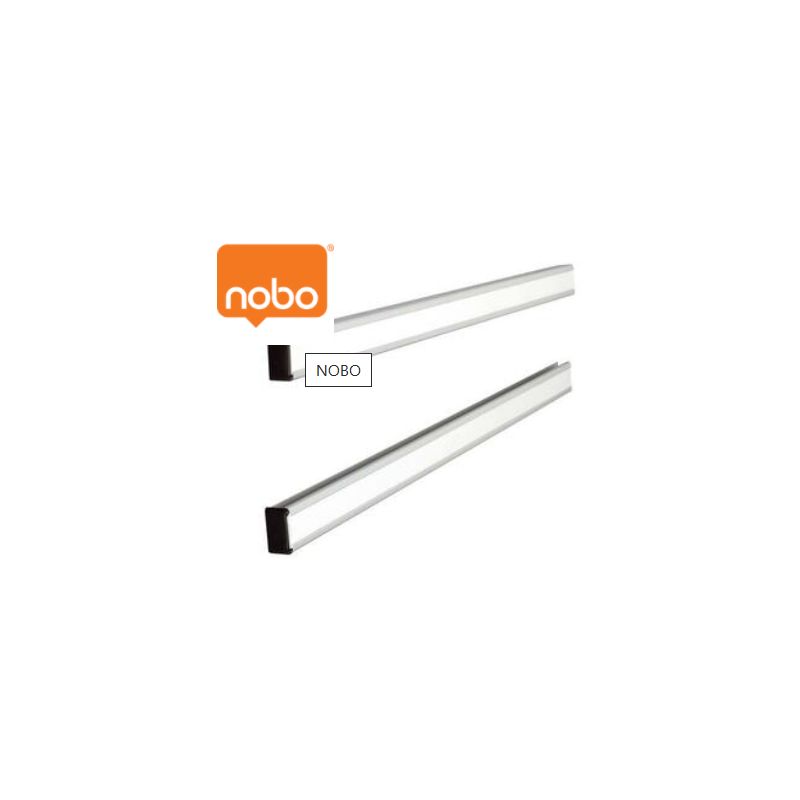 NOBO Supports pour bandes planning fixes - Argent - 1900409