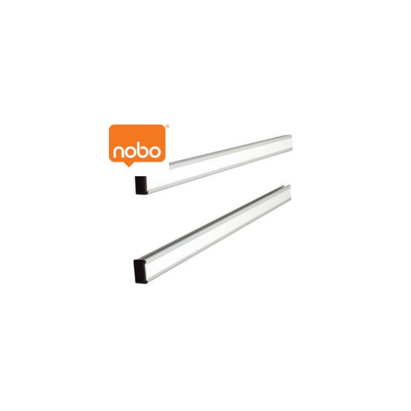 NOBO Supports pour bandes planning fixes - Argent - 1900410