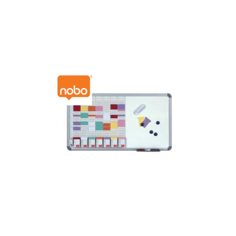 NOBO Planning Office T-board 8 Colonnes 24 Fentes - 2951400