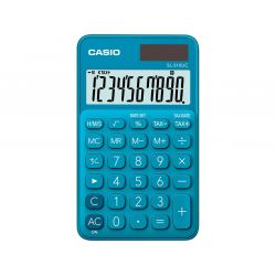 CASIO Calculatrice de poche 10 chiffres Bleu