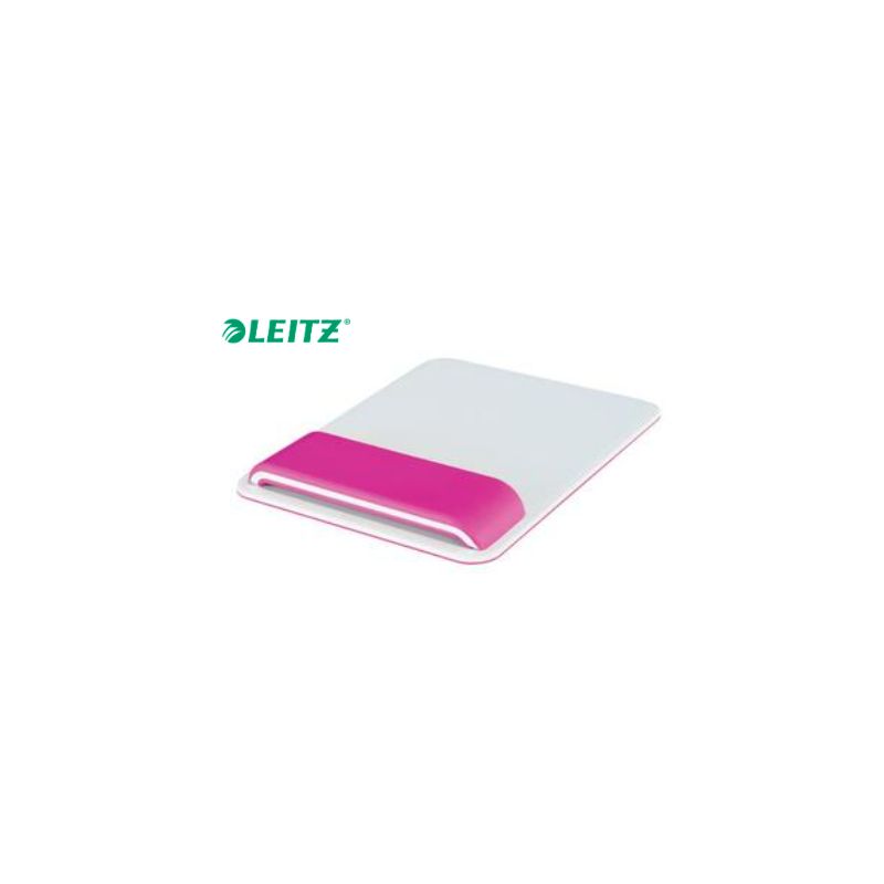LEITZ Tapis de souris avec repose-poignet Wow - rose - Leitz Ergo 65170023