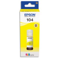 EPSON Cartouche Jet d'encre 104 Jaune ECOTANK C13T00P440